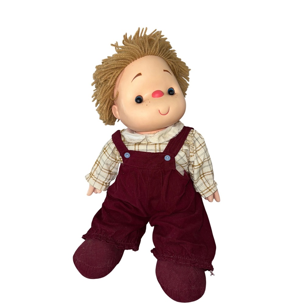 Vintage‎ 1980's Ice Cream Boy Doll 24 Inch Red Coveralls